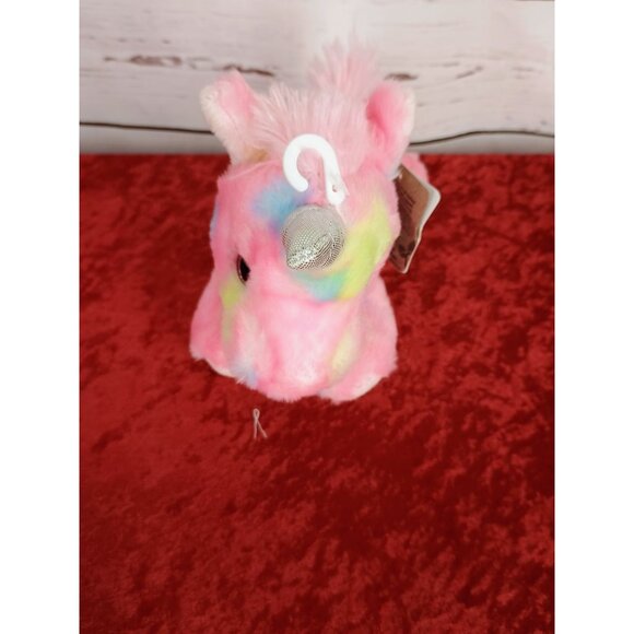 Aurora Eco-Friendly Mini Unicorn Plush Toy 8" Pink Rainbow Pastel Soft Cuddly St - Picture 2 of 7